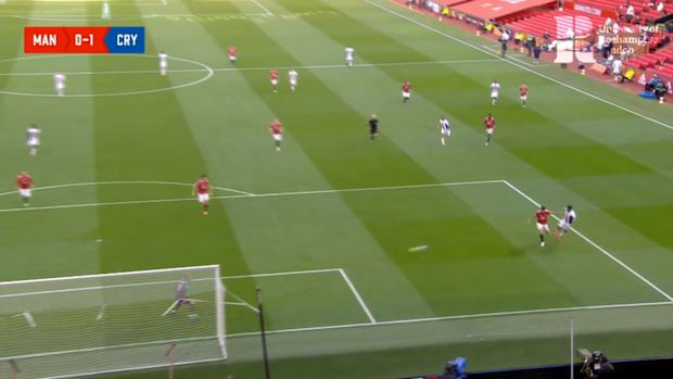 Zaha inspires win at Old Trafford